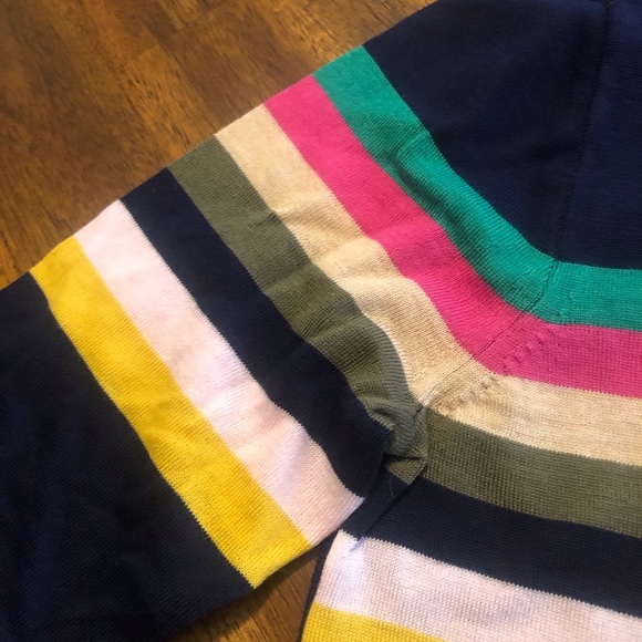 New w/ Defect: J. Crew Tippi Sweater in Multistripe with Buttons in size Small! - Picture 14 of 14